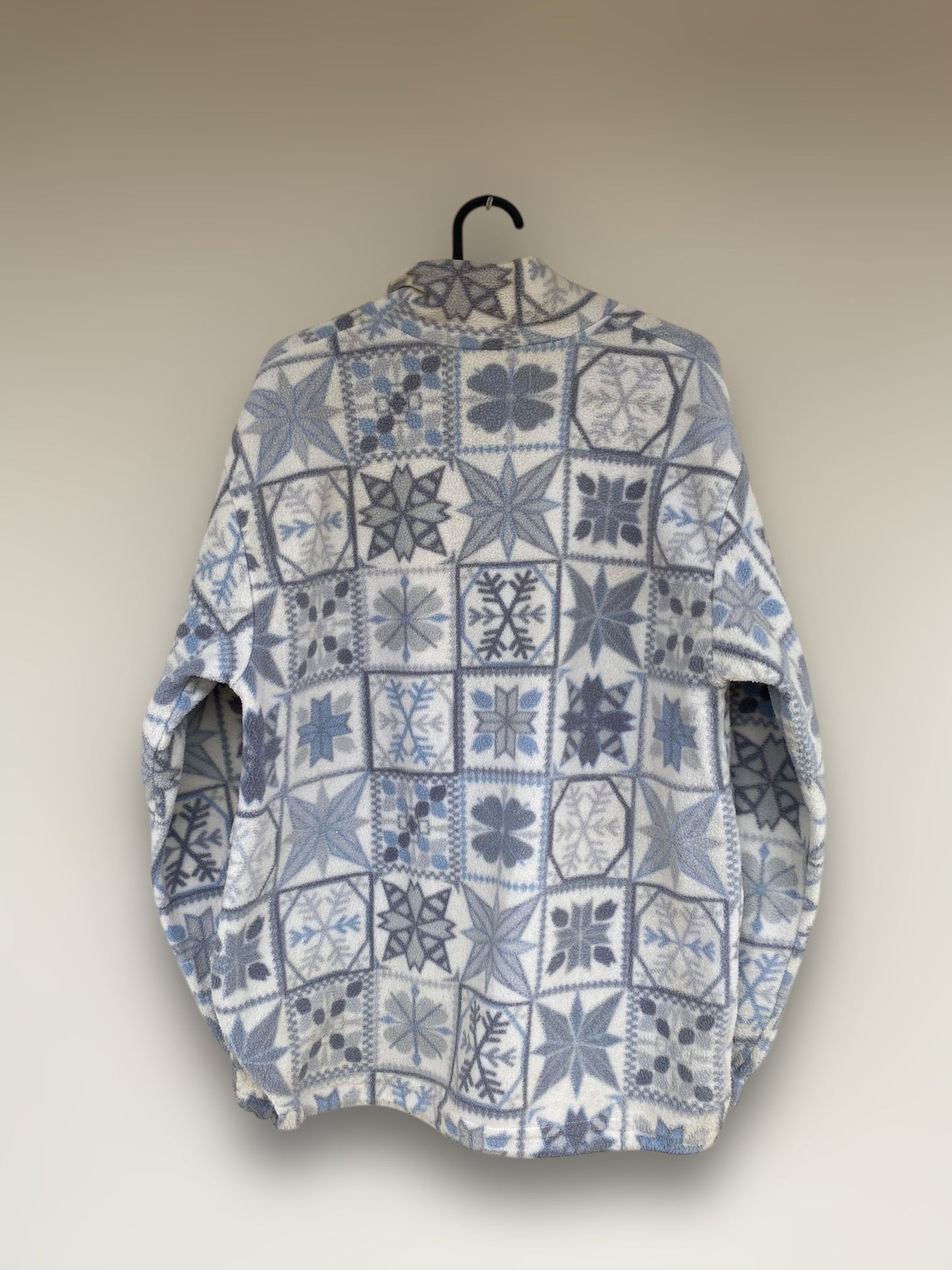 Snowflakes vintage fleece