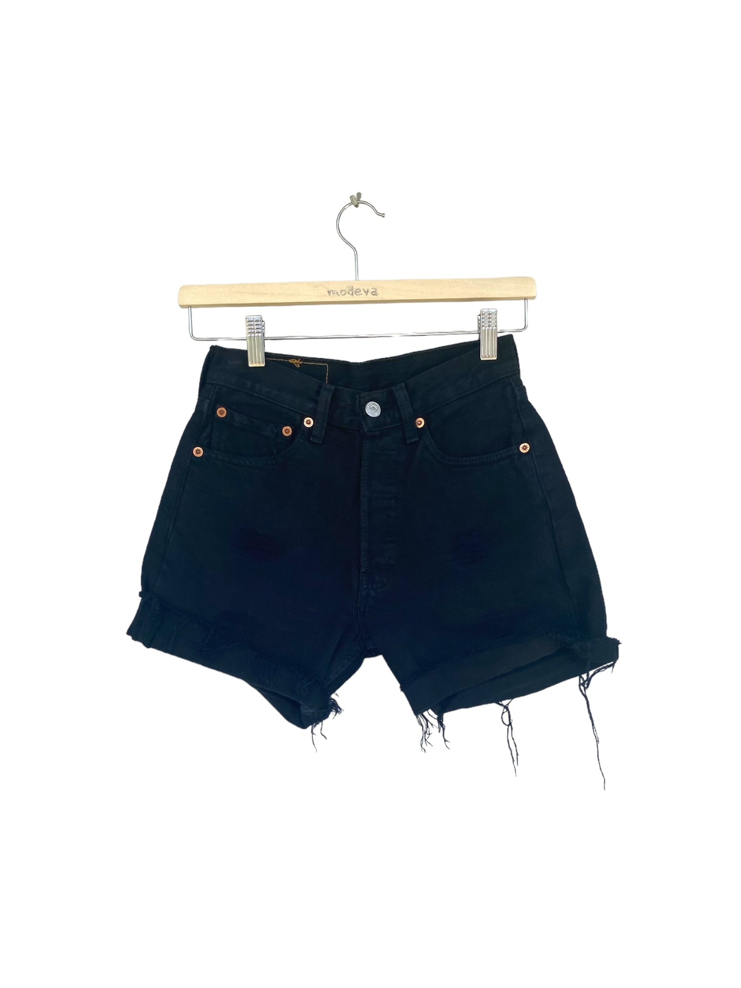 Levi’s 501 black shorts