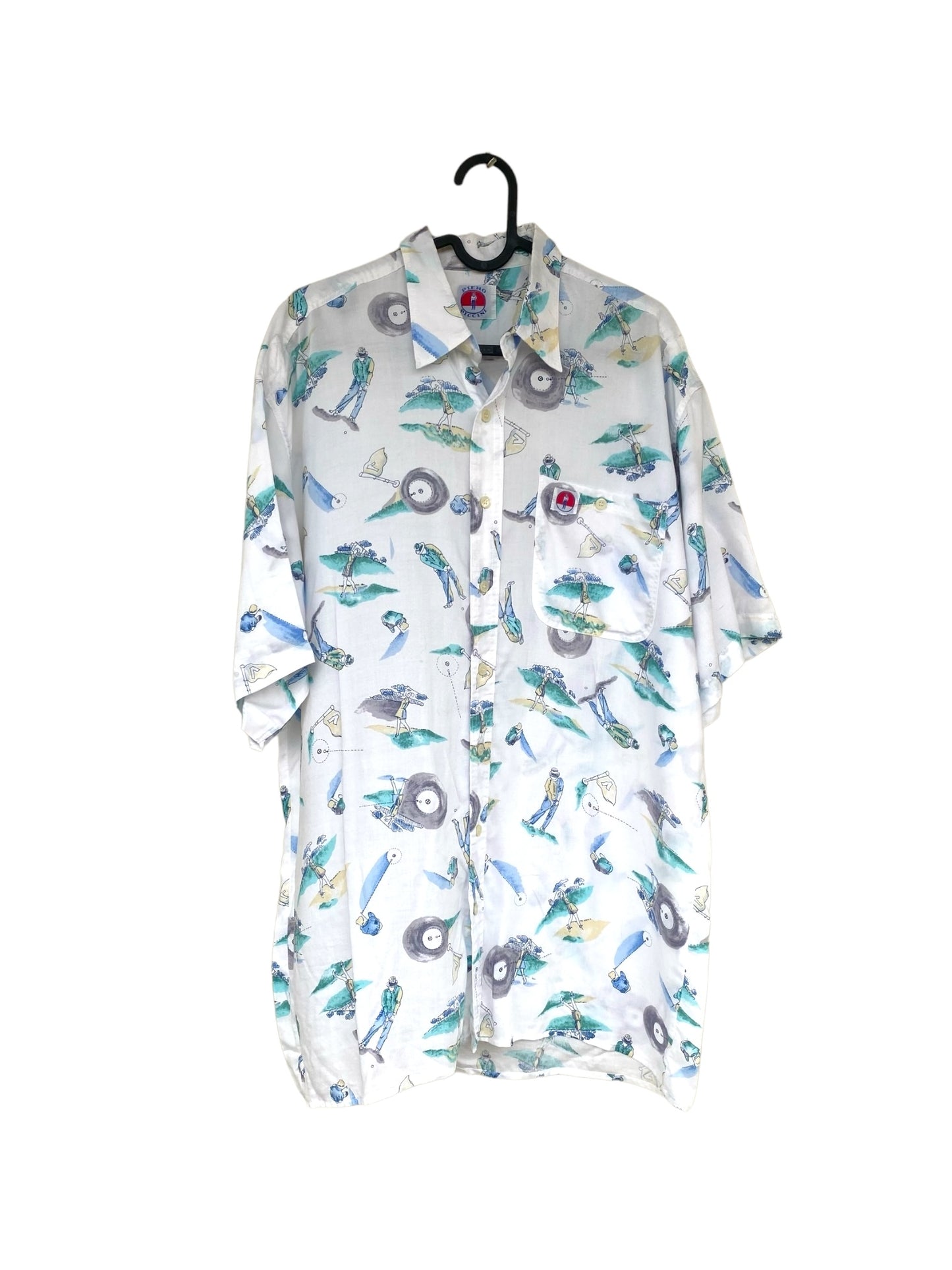 Golf prints vintage shirt