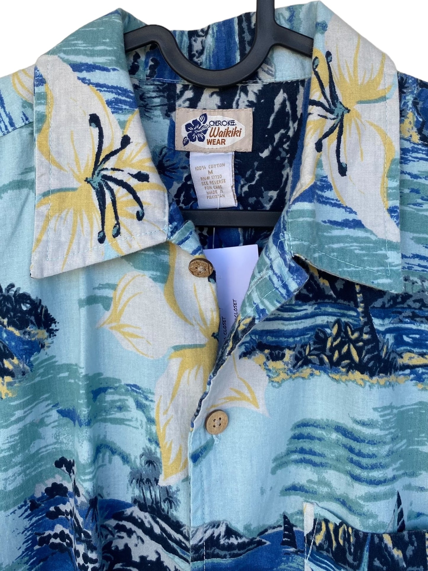 Waikiki Hawaiian cotton shirt