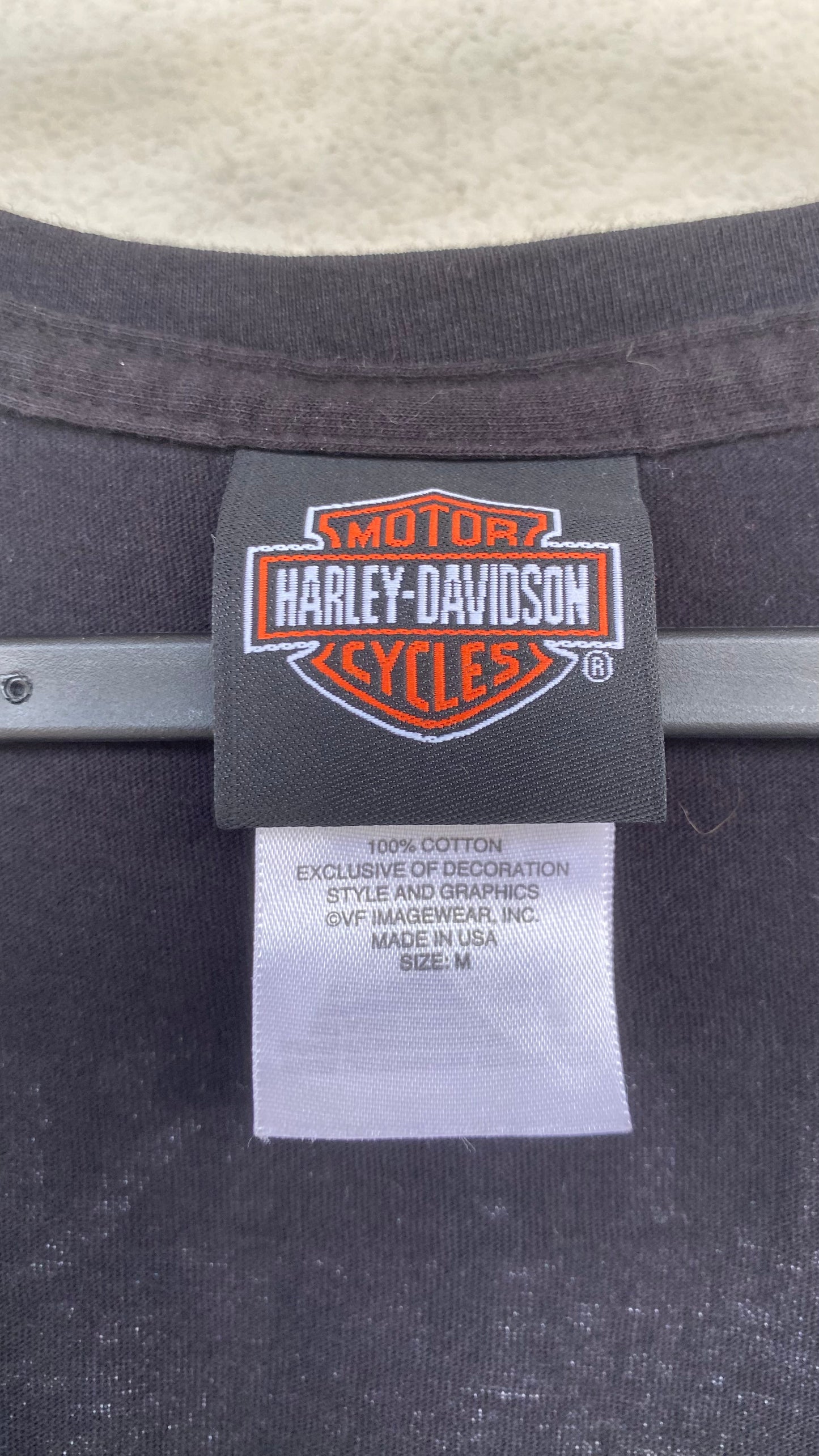 Vintage Harley Davidson Monterey v-neck shirt