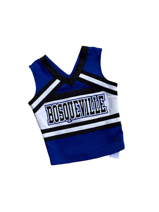 Bosqueville cheerleader top