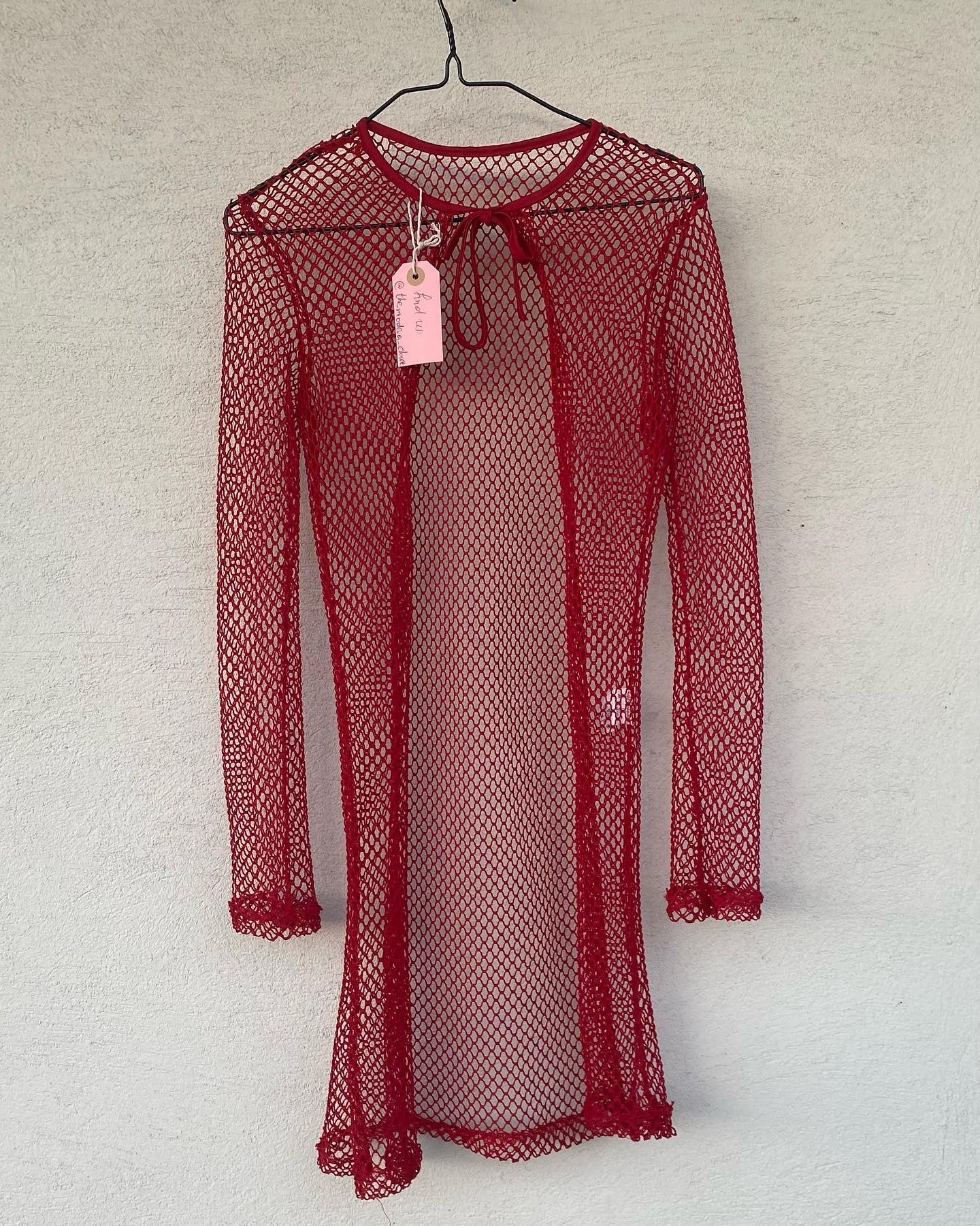 00s sexy net cardigan