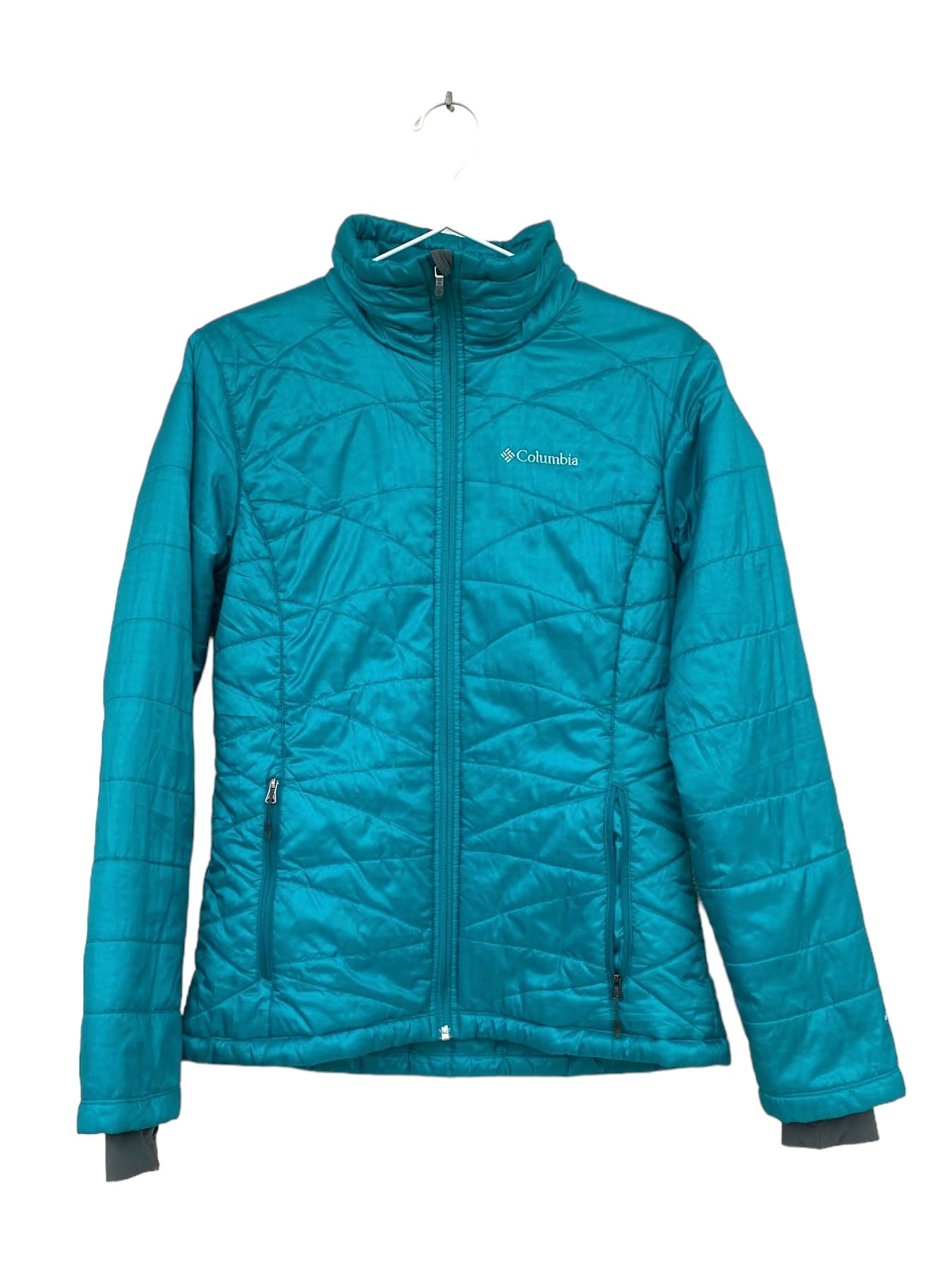 Turquoise Columbia Omni heat jacket