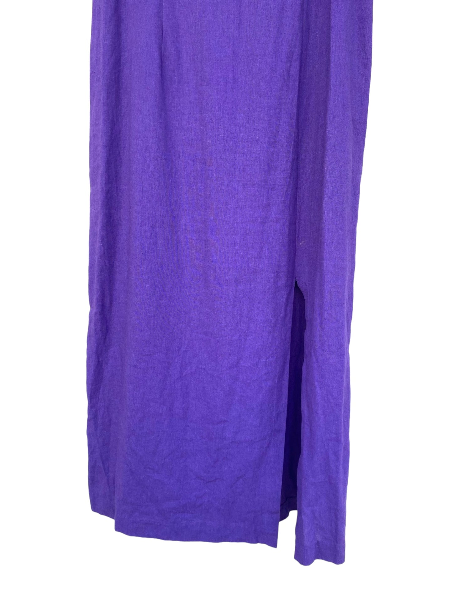 Vintage purple linen dress