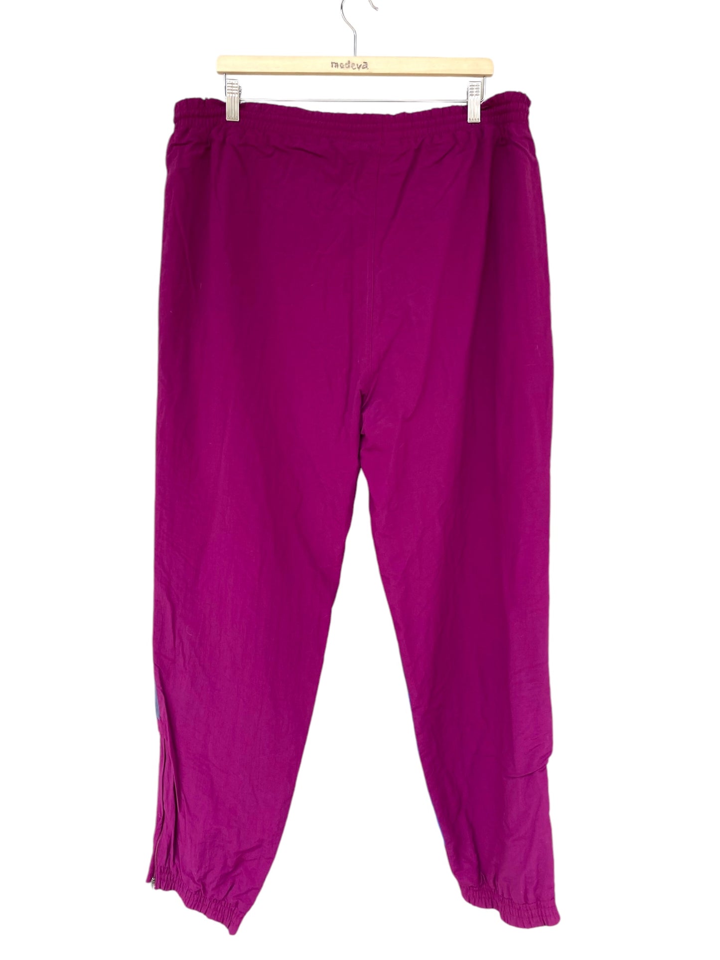 Purple vintage winter track pants