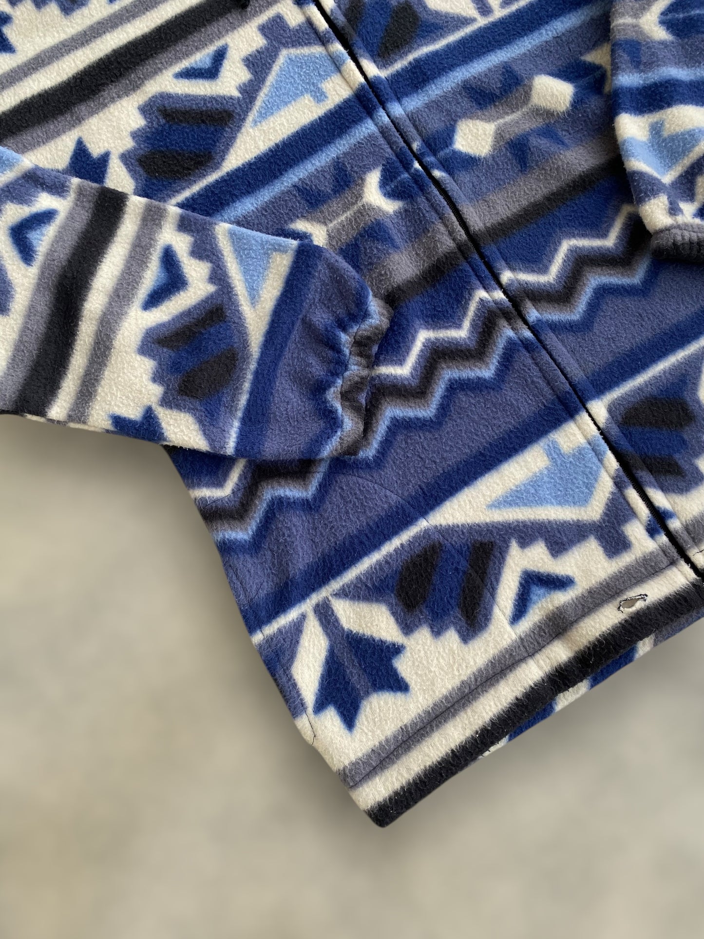 Crazy blue winter fleece