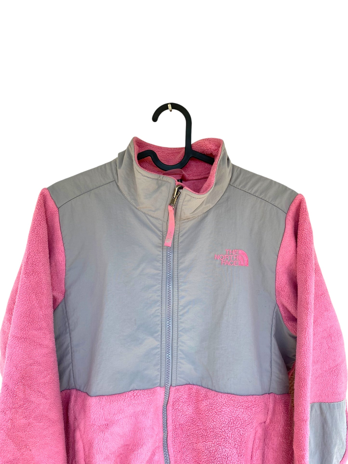 Pink-Grey The North Face Denali fleece