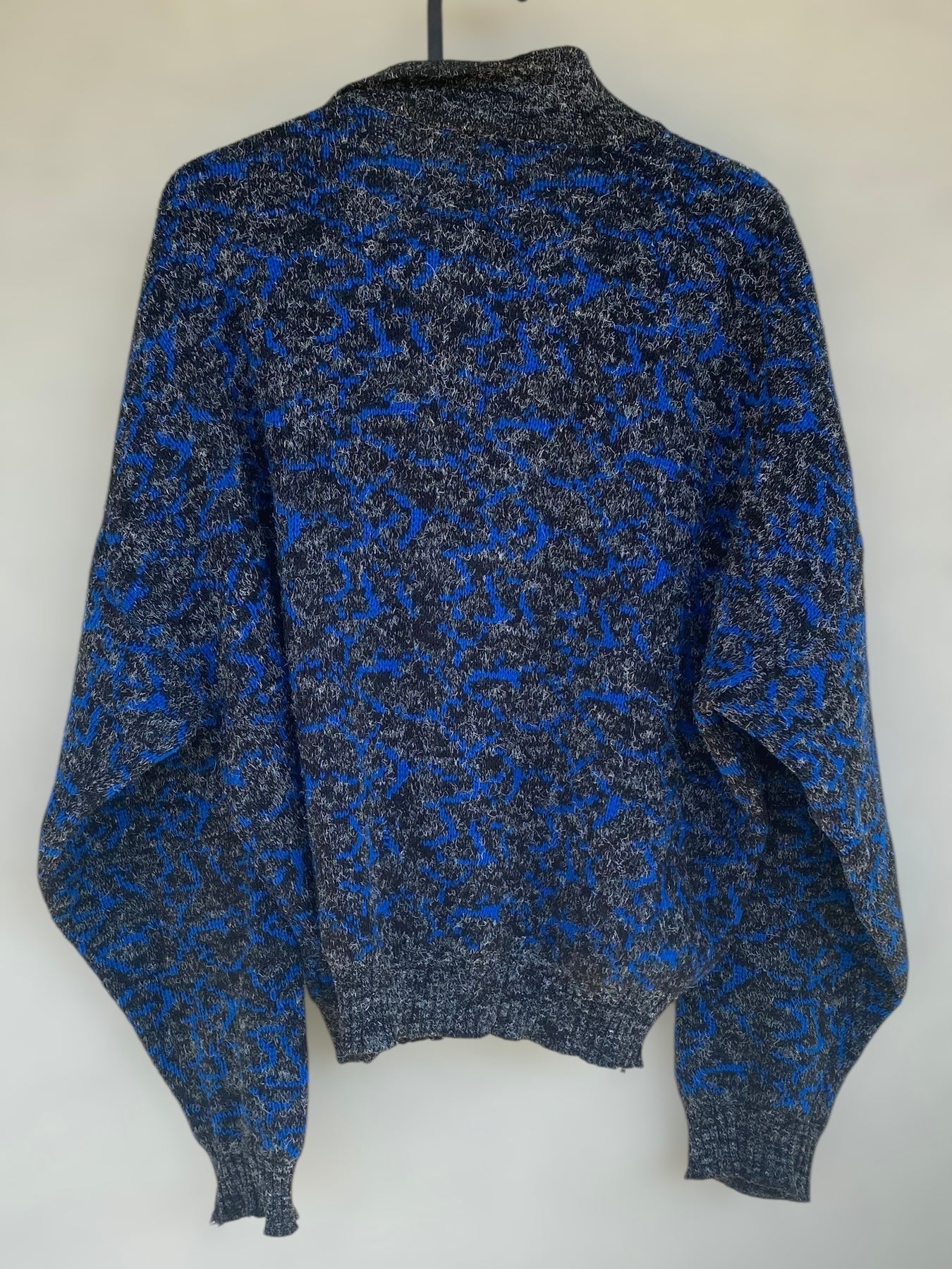 Blue black vintage sweater