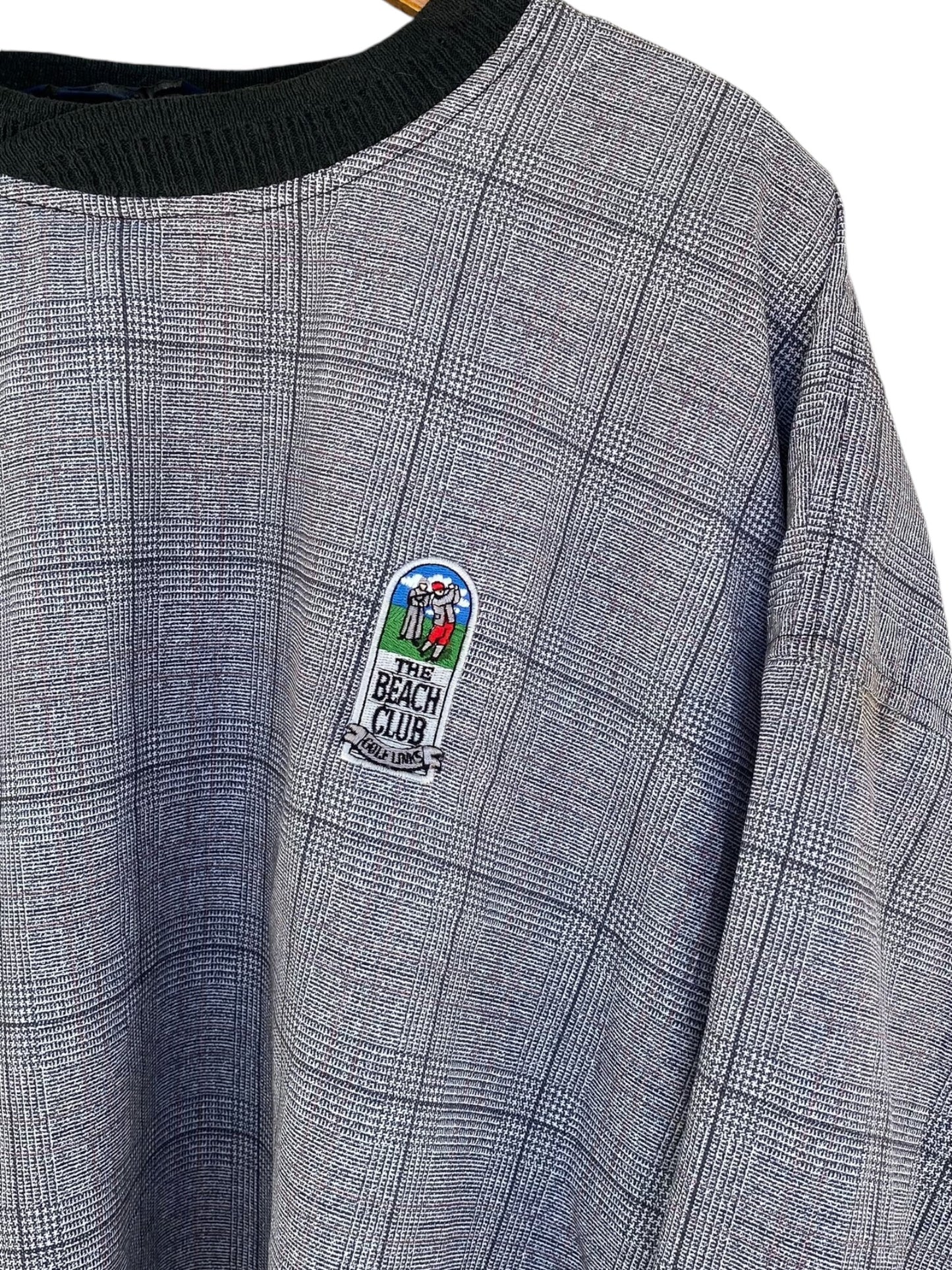 Vintage golfer windbreaker top