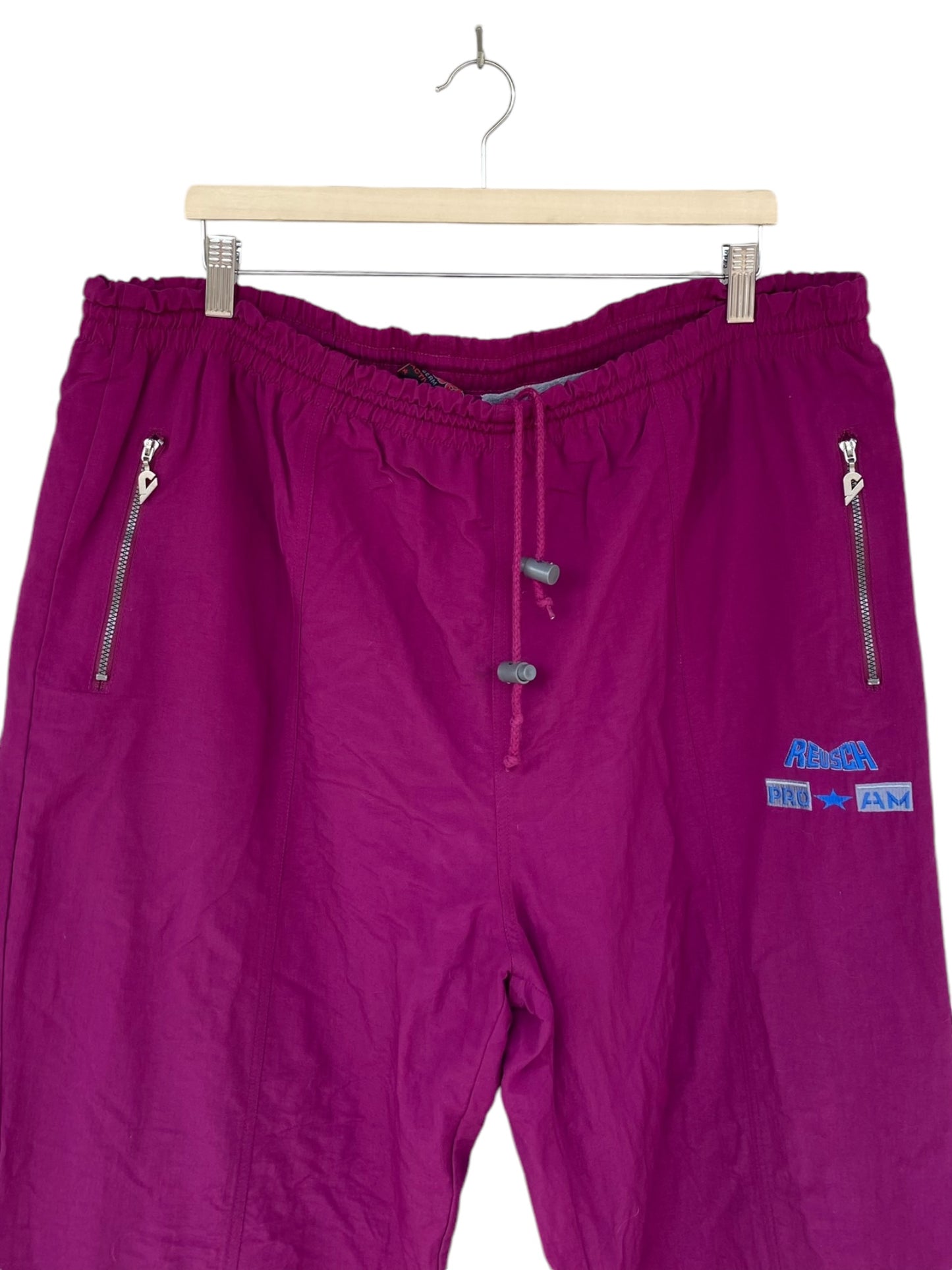 Purple vintage winter track pants