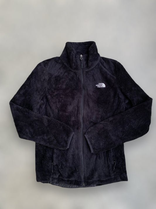 Black furry The North Face fleece