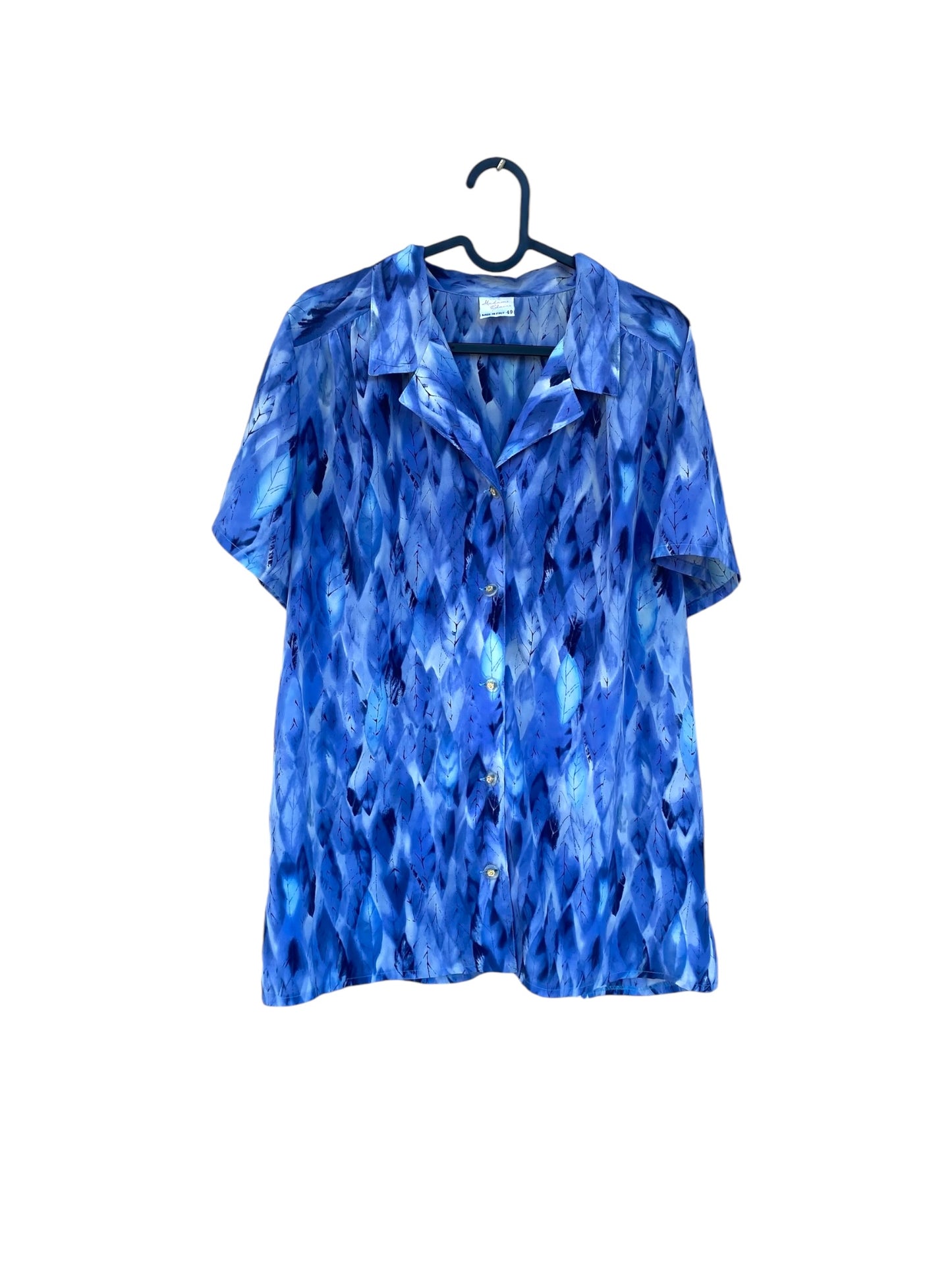 “Blue leaves” vintage shirt