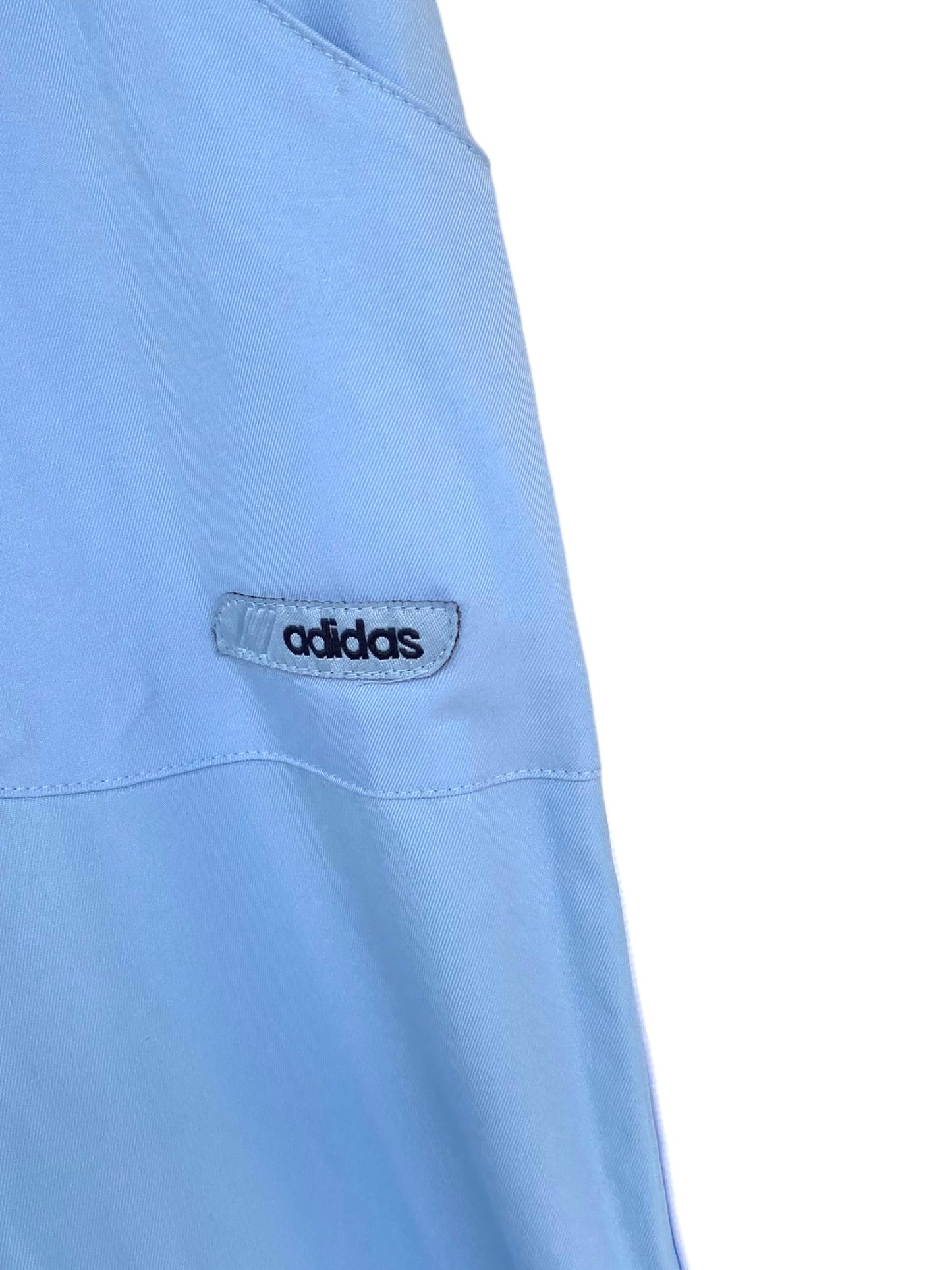 Sky blue adidas track pants