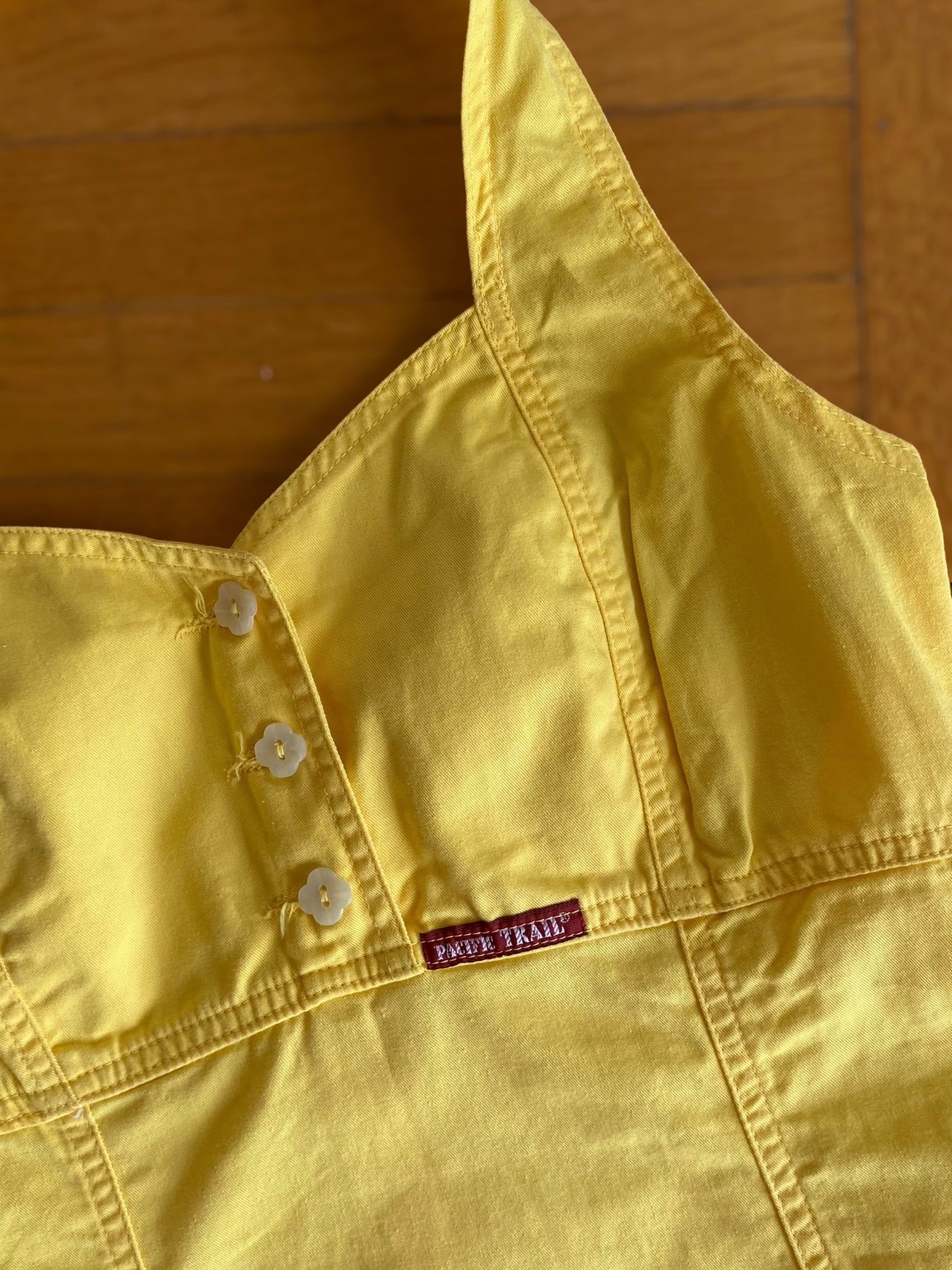 90s yellow summer dress