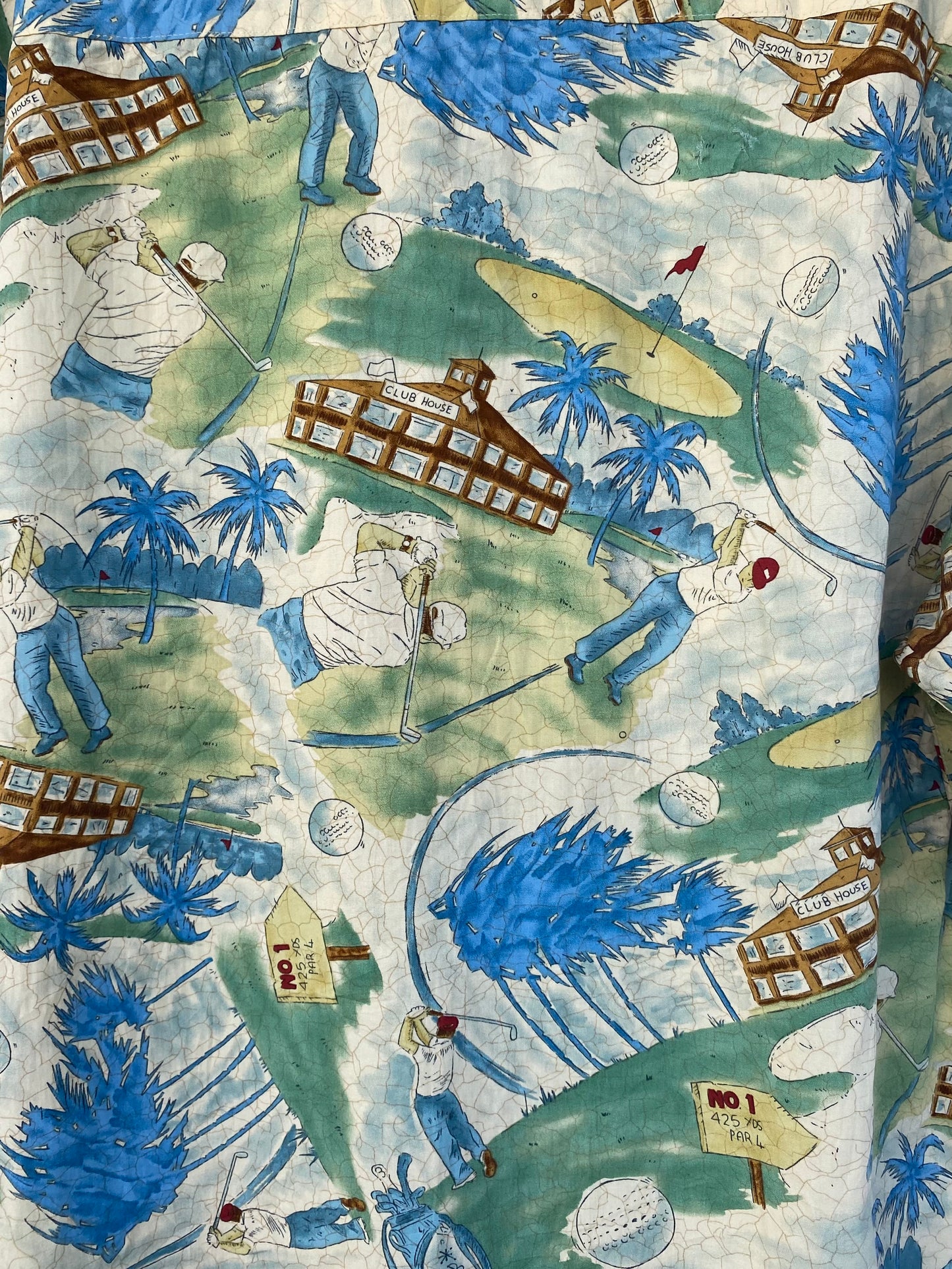 Hawaiian golf vintage shirt