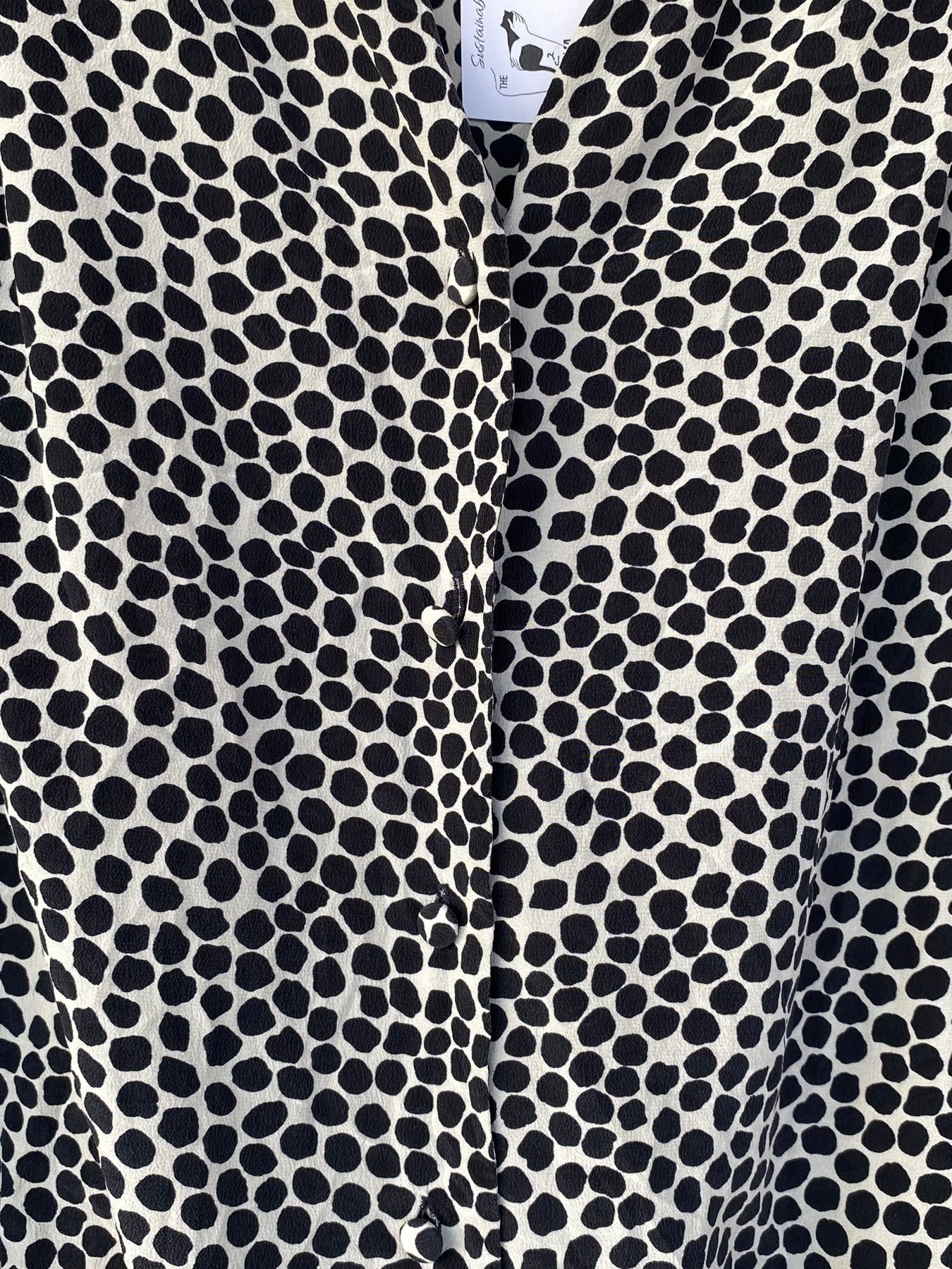 Dalmatian vintage silk shirt