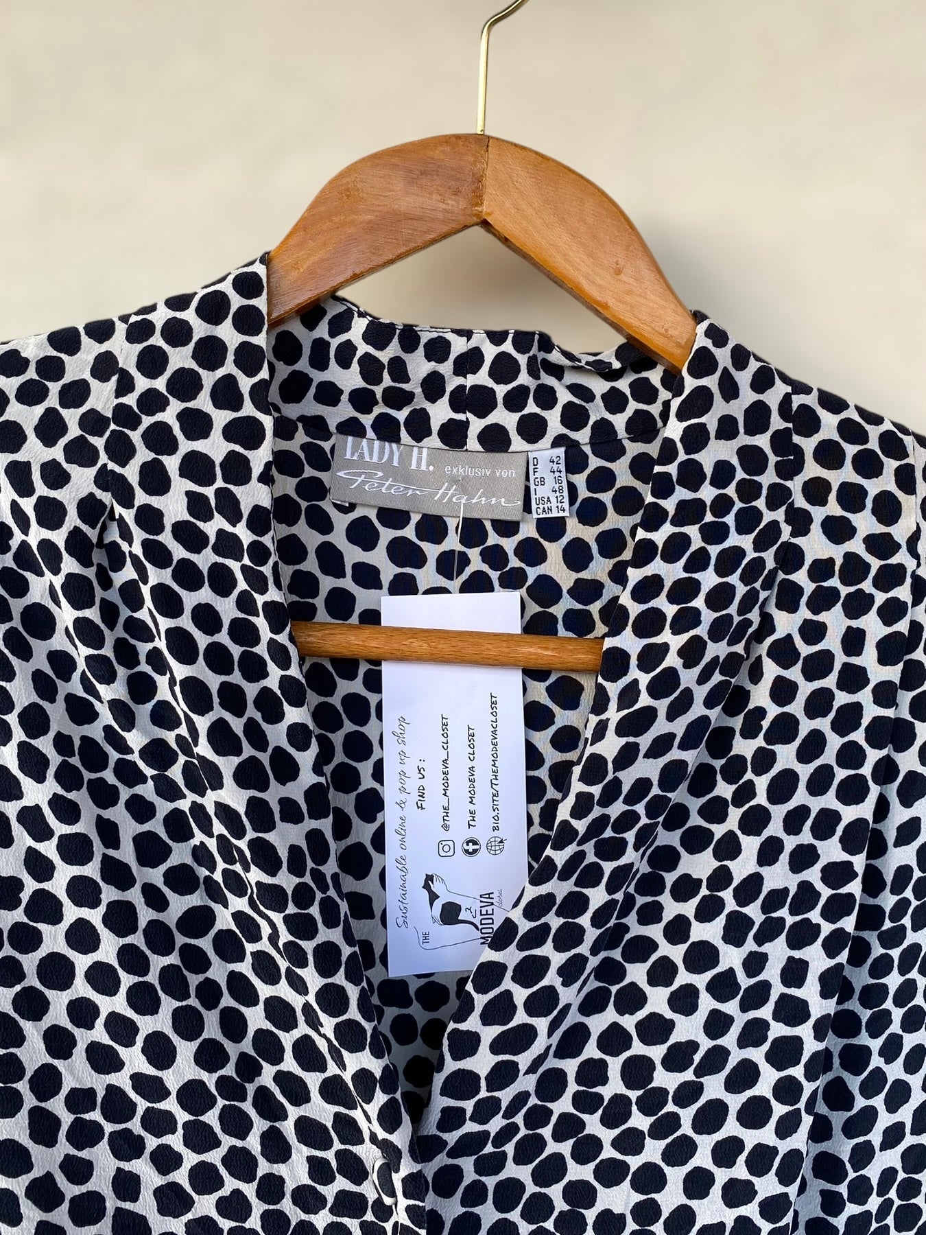 Dalmatian vintage silk shirt