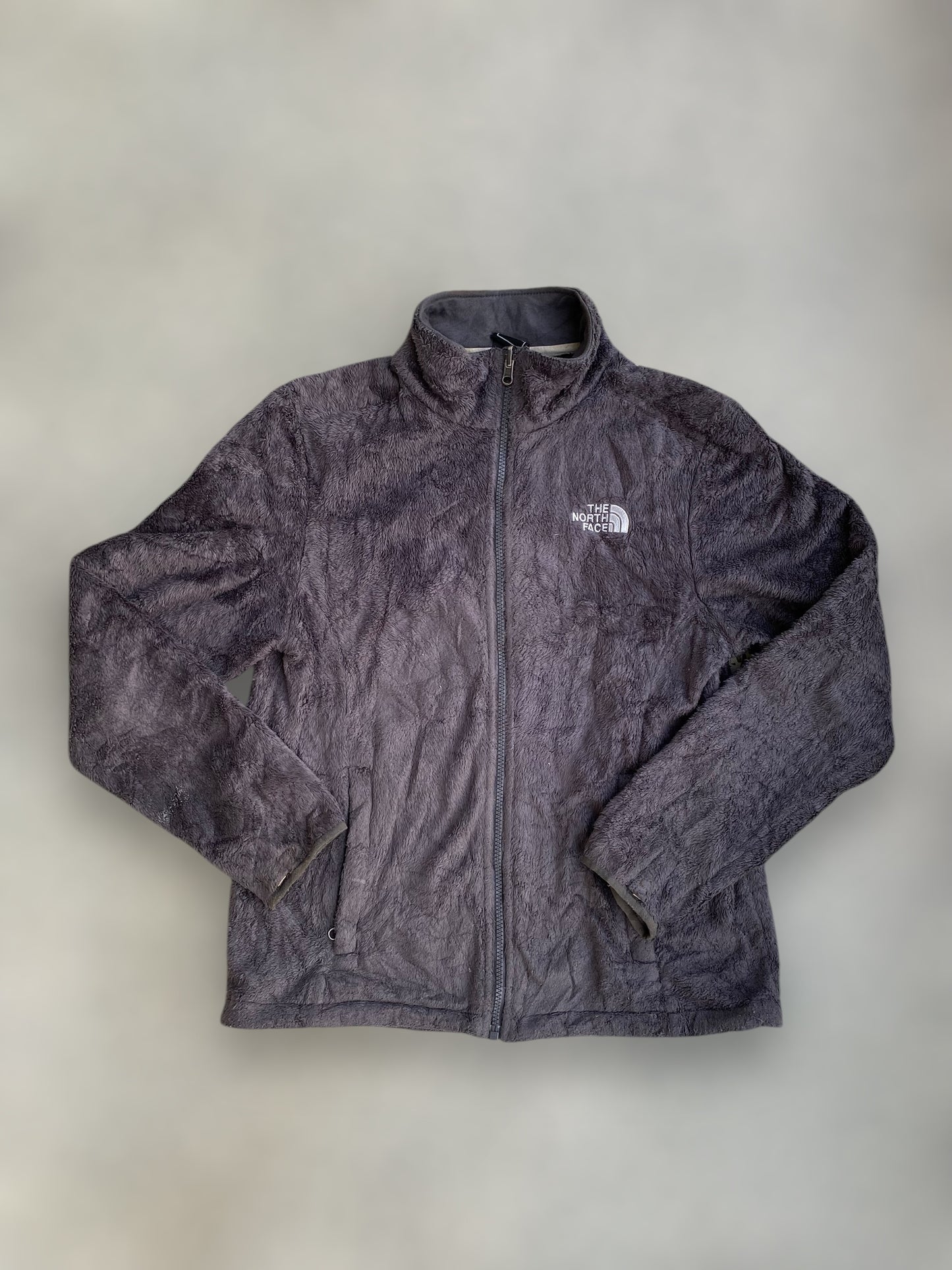 Dark gray The North Face furry fleece