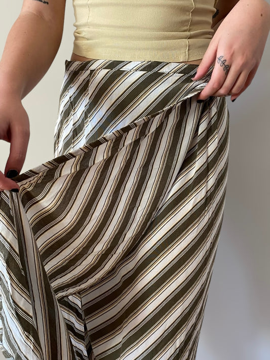 Vintage midi wrapped skirt