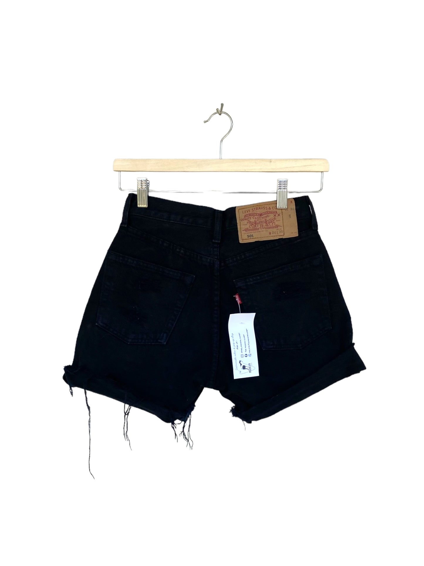 Levi’s 501 black shorts