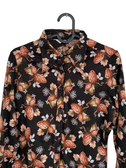 Vintage shirt with pine cones