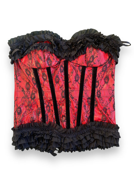 Coquette vintage goth corset