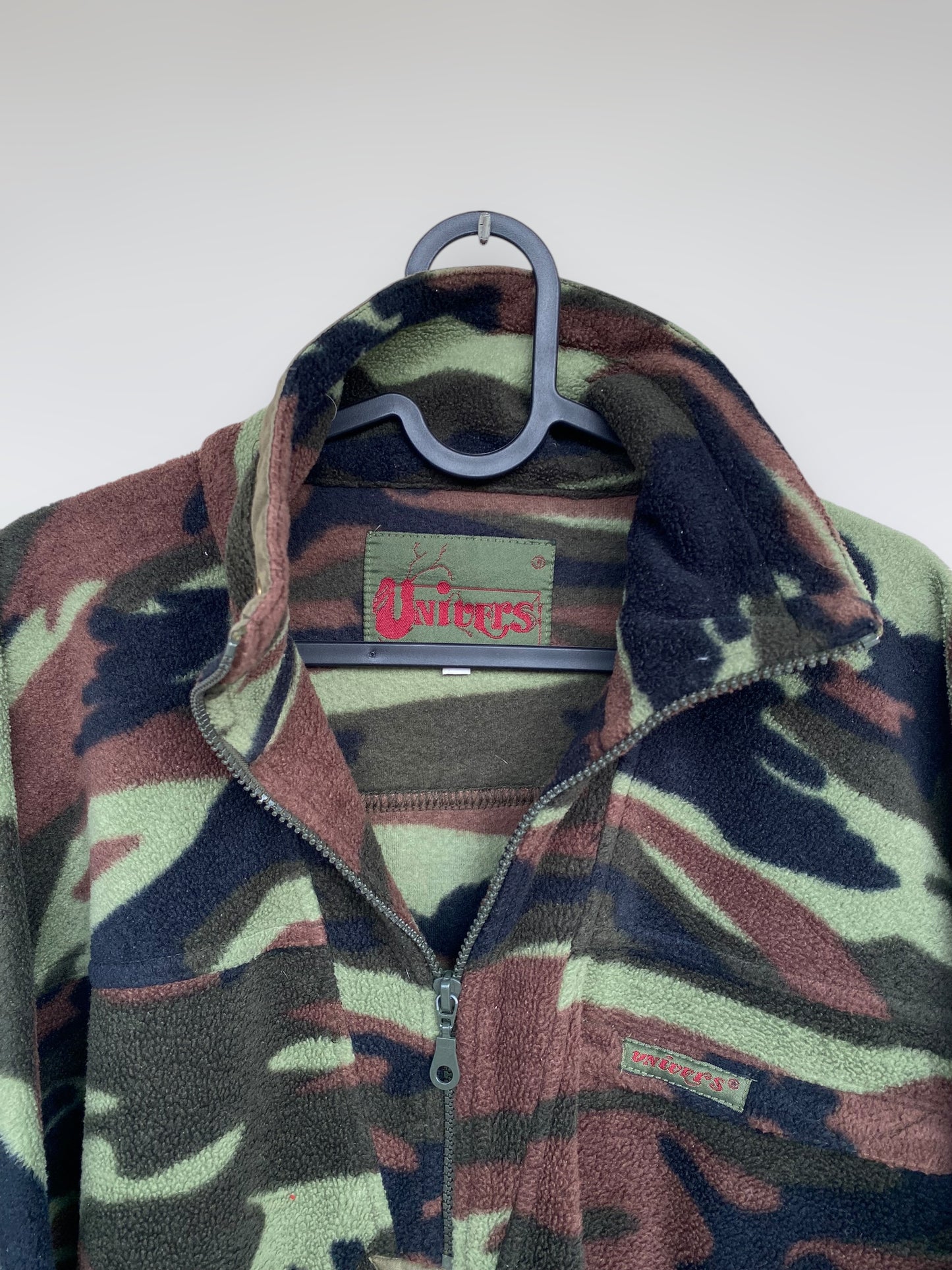 Military camo vintage fleece “Univers”