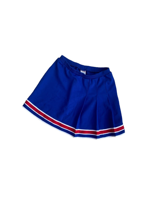 Blue cheerleader skirt