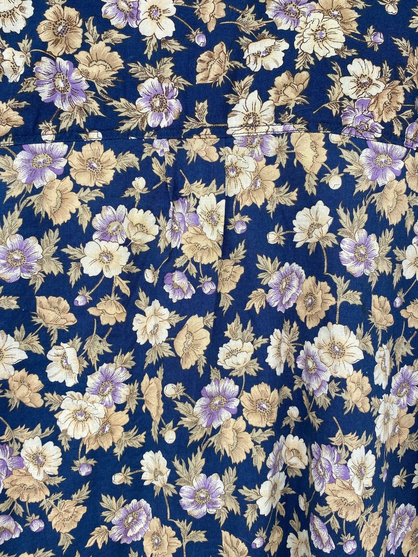 Vintage spring floral shirt