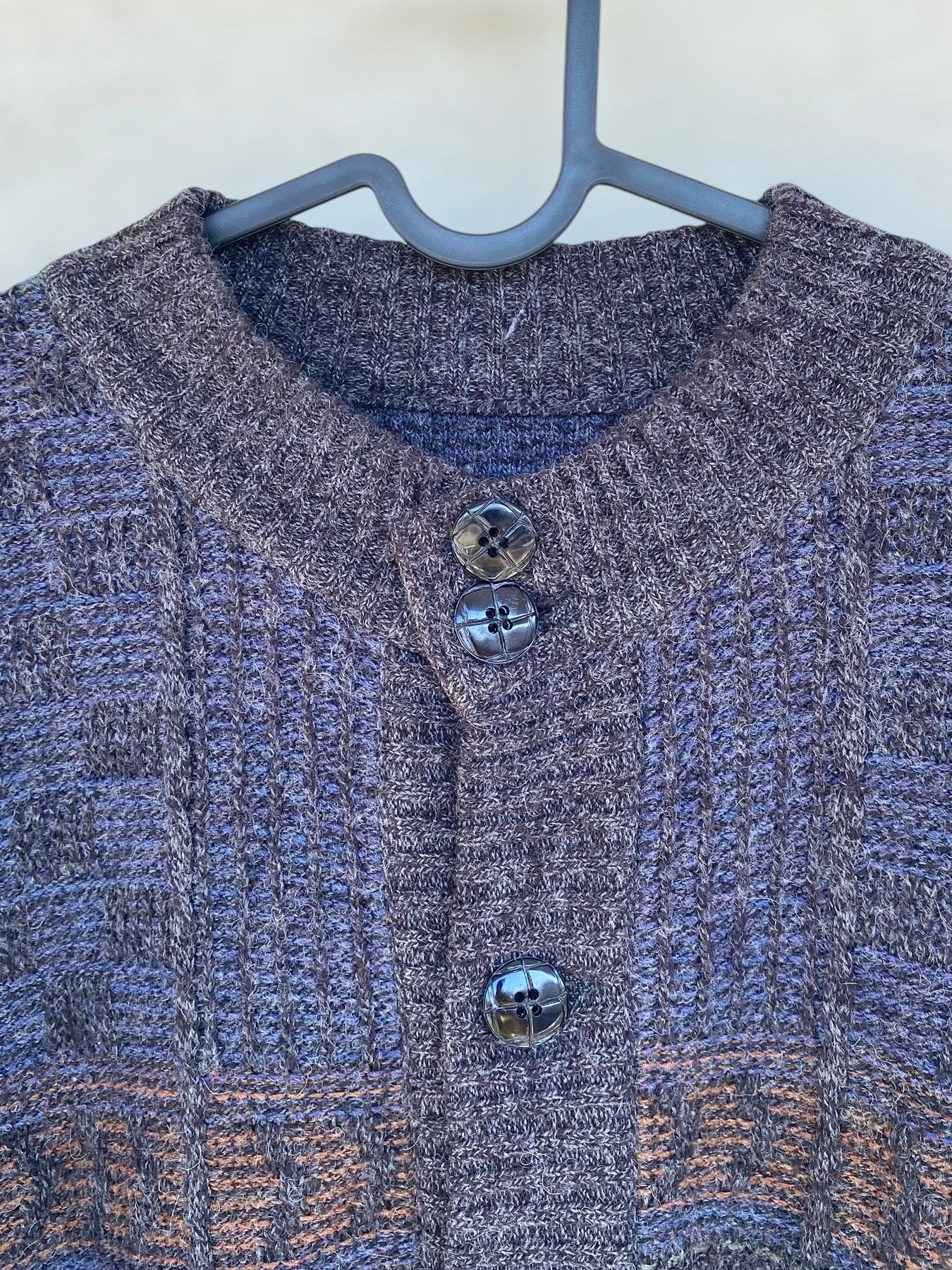 Purple mix vintage cardigan