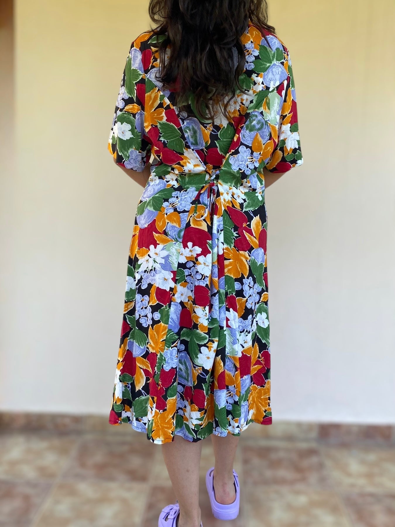 90s floral vintage dress