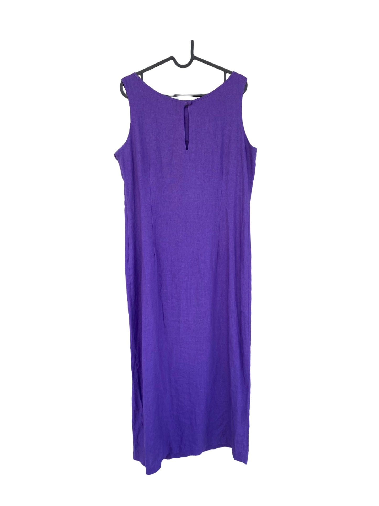 Vintage purple linen dress