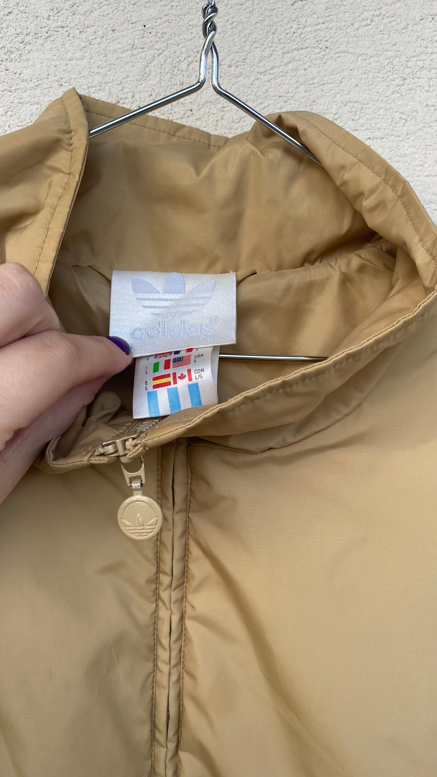 Vintage Adidas windbreaker jacket